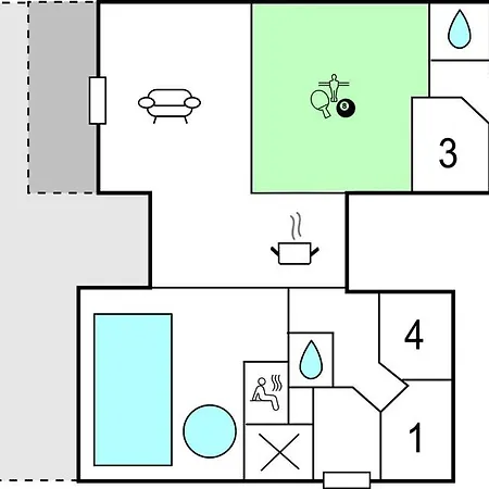 Lovely In Sydals With Sauna Дом отдыха Sonderby (Sonderjylland)