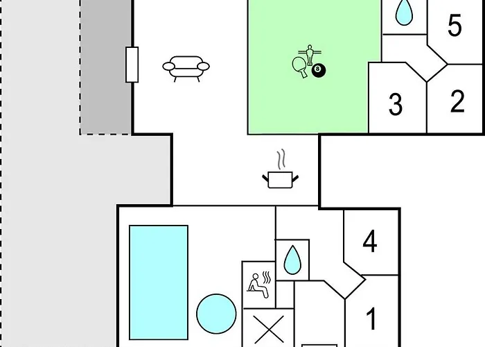 Lovely In Sydals With Sauna Дом отдыха Sonderby (Sonderjylland)